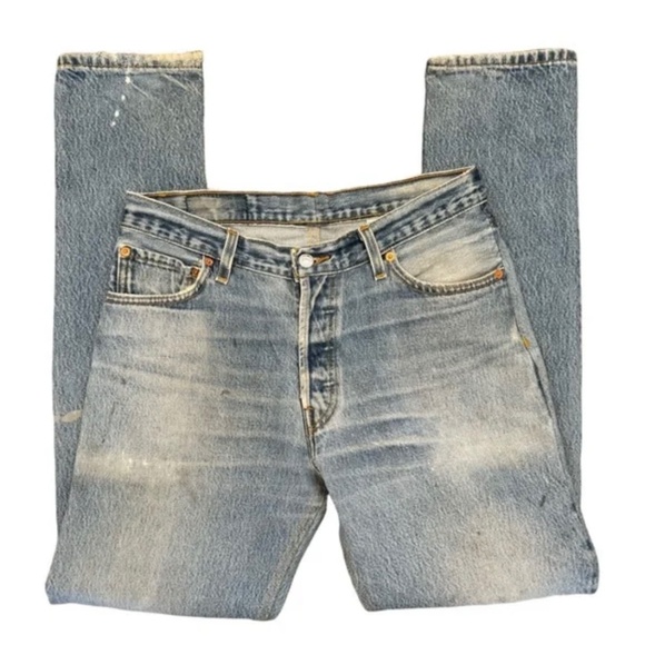Levi’s Redone Distressed Relaxed Tapered Jeans 29 - Picture 1 of 14